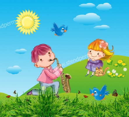 панно музыка